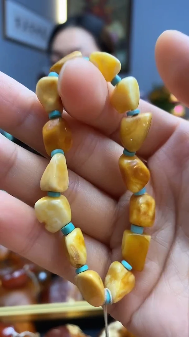 手链琥珀未镶嵌手串