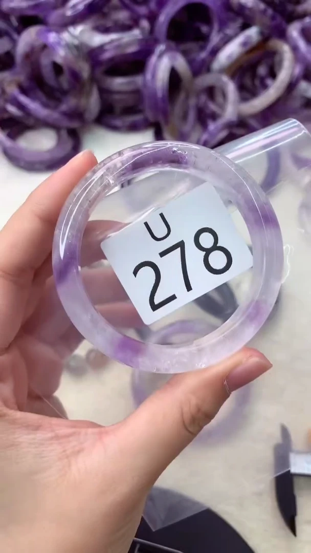 未镶嵌手镯水晶U278-52