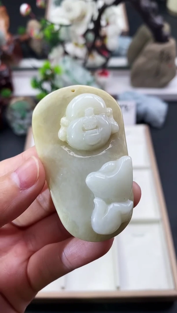颈饰未镶嵌翡翠天然缅甸A货翡翠