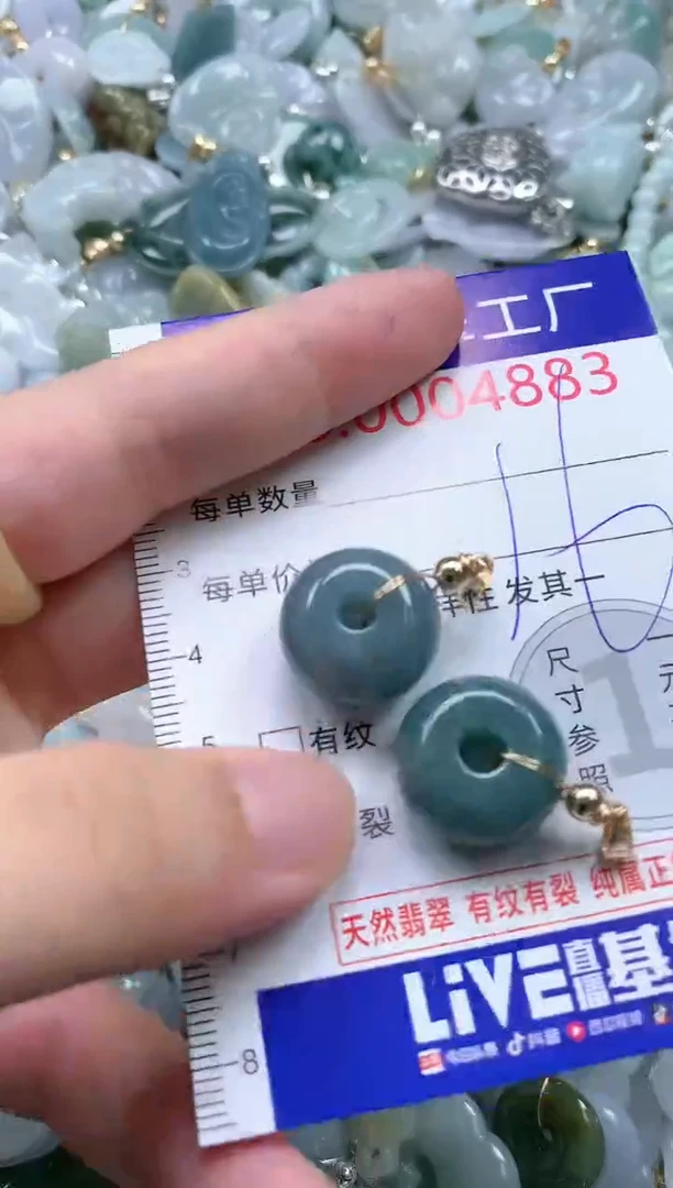 翡翠未镶嵌吊坠(不含链)4883