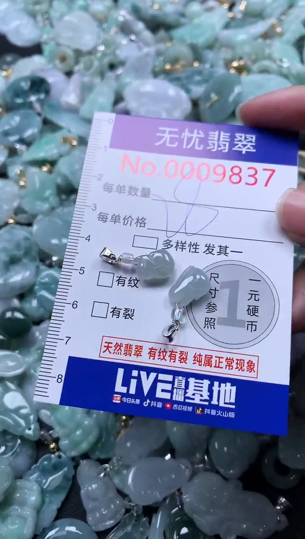 颈饰未镶嵌翡翠9837