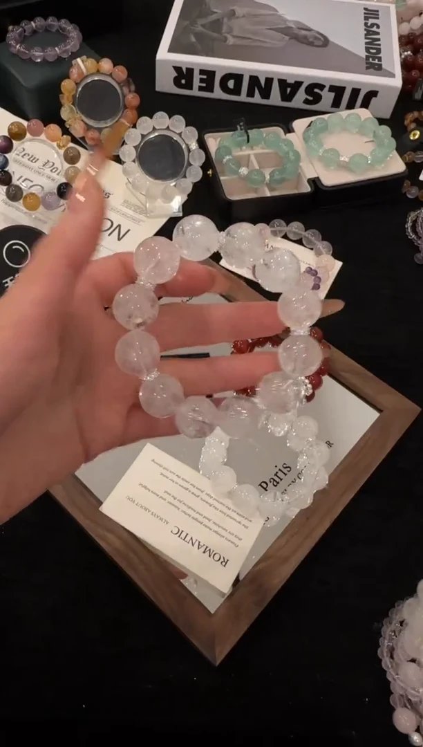 合金手链水晶白阿赛x3421