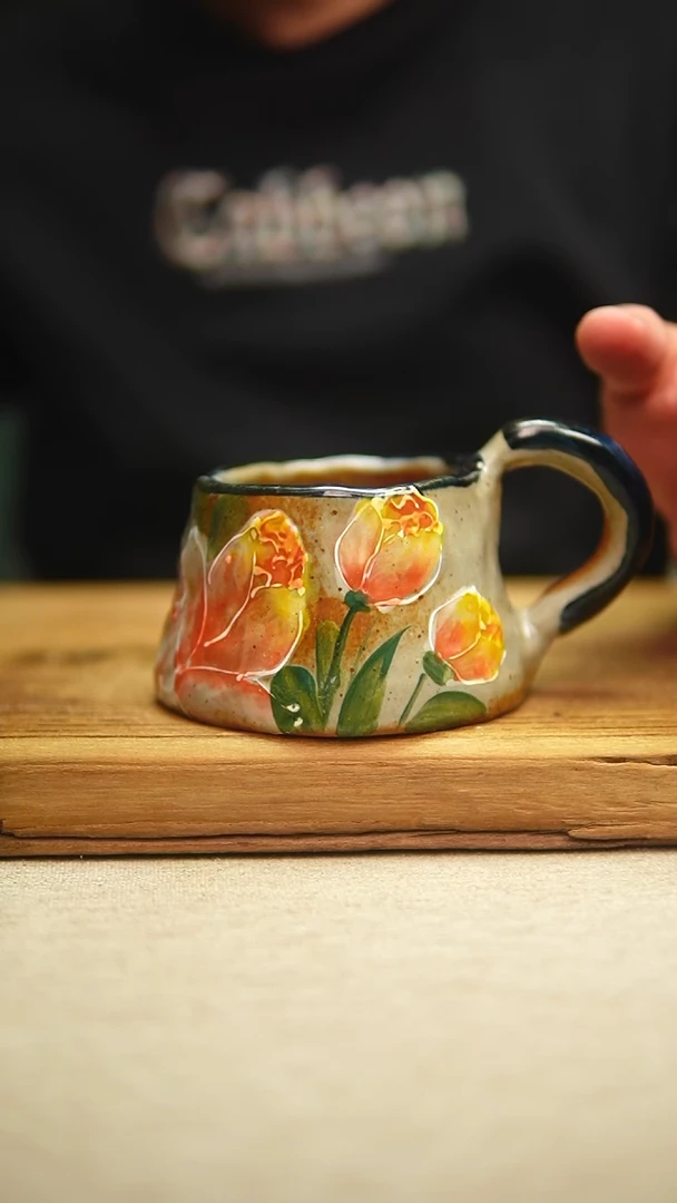 @@陶园瓷舍@@纯手工手绘@高温釉下彩