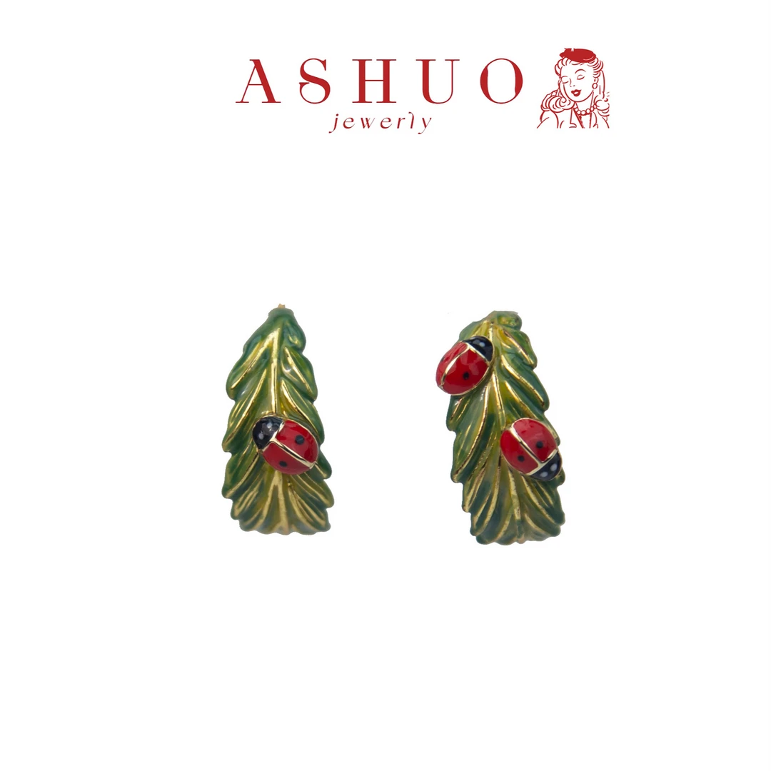 铜合金耳饰 阿烁中古 La Hormiga as9777