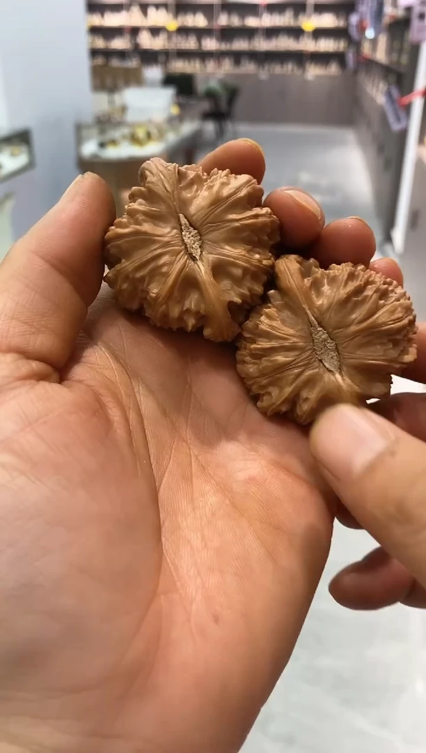 文玩核桃把件Z微修打底闷尖白狮子49