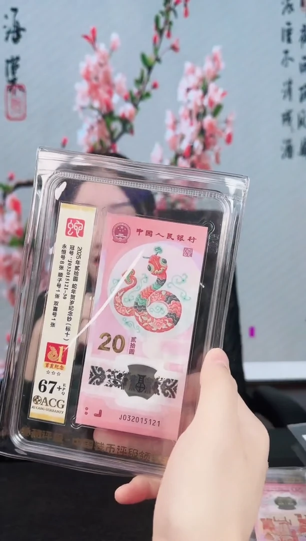 塑料欢婕-ACG-67+蛇钞标十10标无347