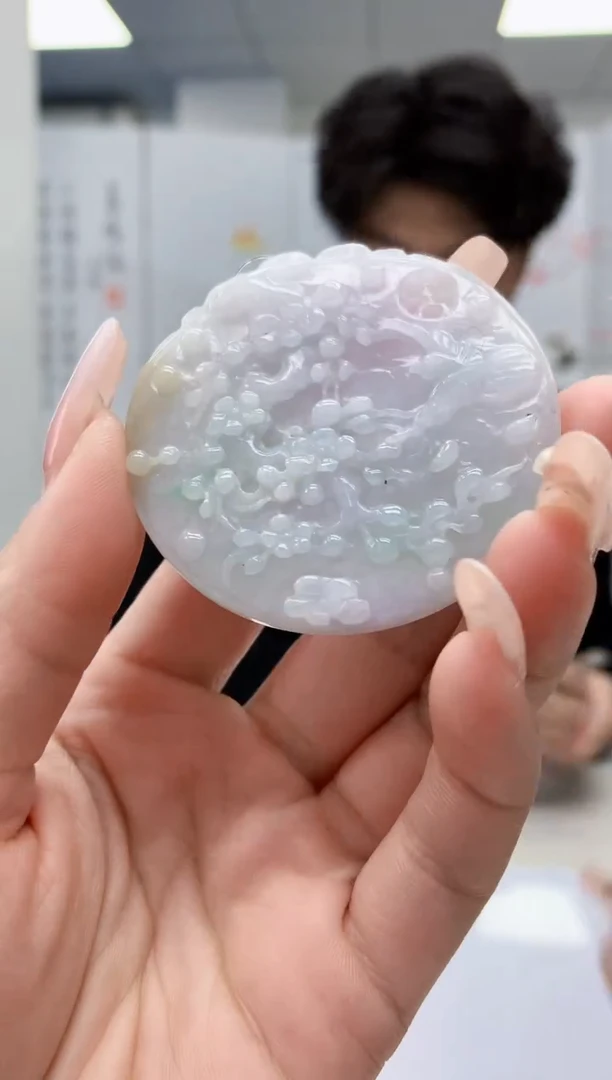 【闪购商品】翡翠颈饰未镶嵌5145lr-jj挂件90