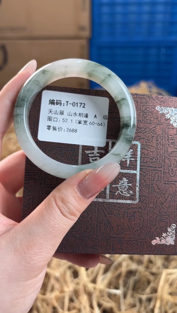 未镶嵌手镯石英质玉T-0172