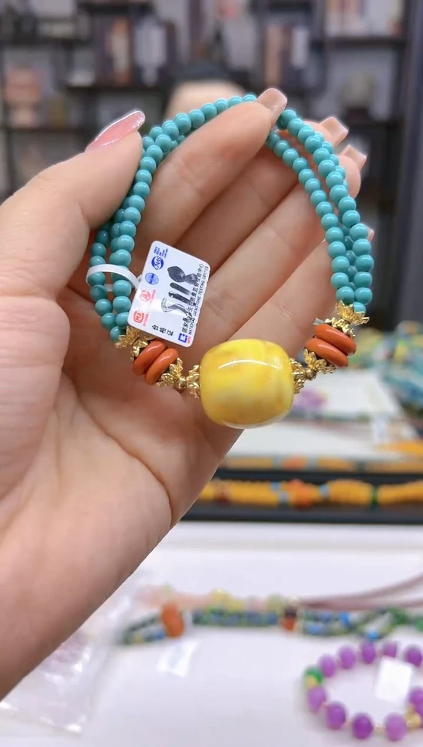 【闪购商品】蜜蜡手链未镶嵌DIY款S118