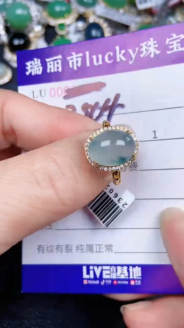 颈饰银S925镶嵌翡翠2504