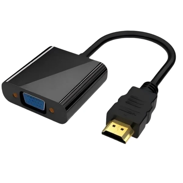 HDMI转VGA转换器电脑显示器连接线显卡转接头