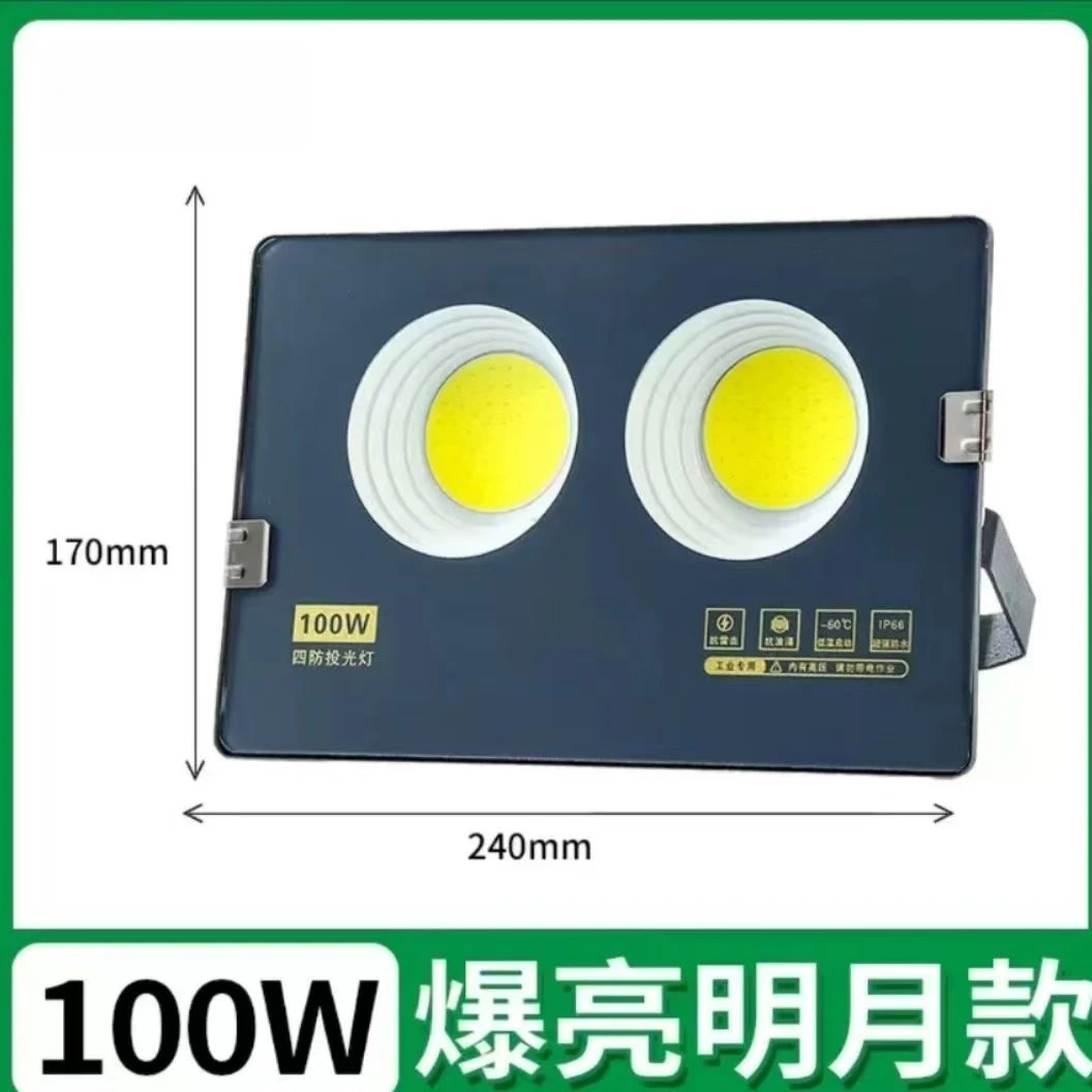 led户外投光灯工地施工照明灯庭院灯工厂仓库运动场射灯