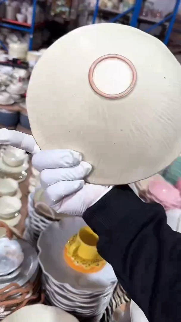陶瓷粗陶花边碗 微瑕凑满20元包邮