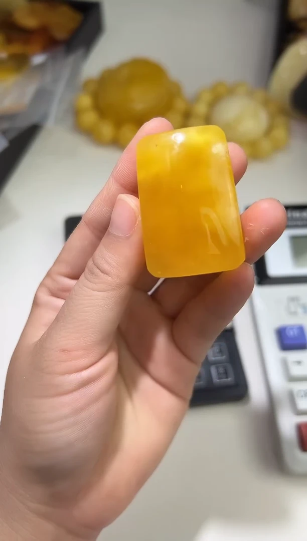 裸石琥珀未镶嵌琥珀蜜蜡吊坠