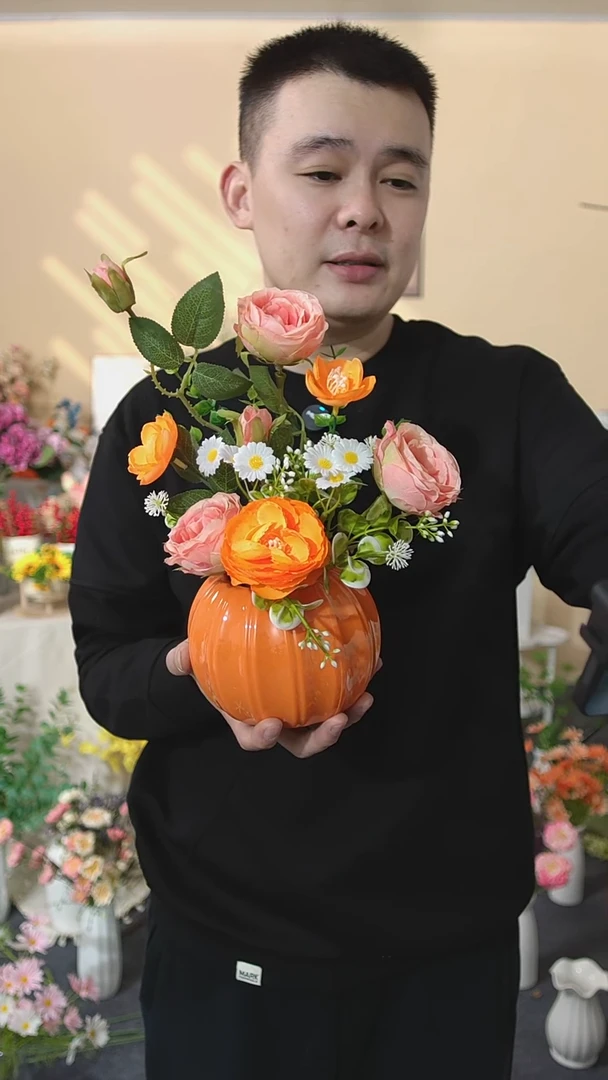 嘿淘家仿真花插花套装包邮到家