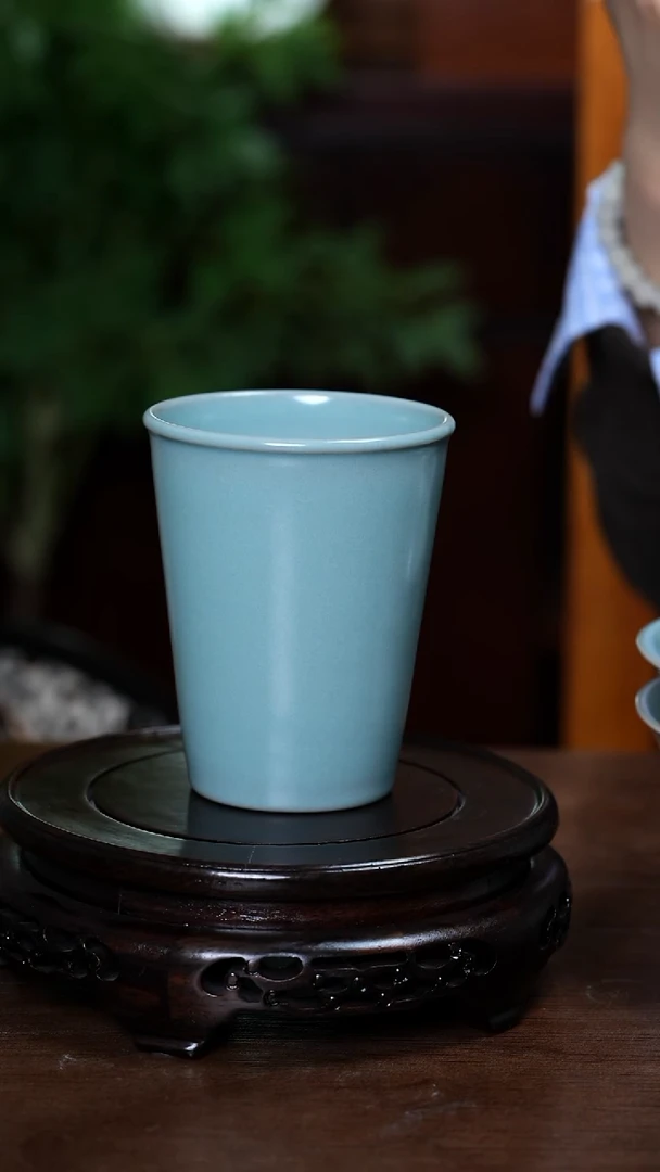 【闪购商品】L·宝丰宋官窑原产地汝瓷大可乐杯