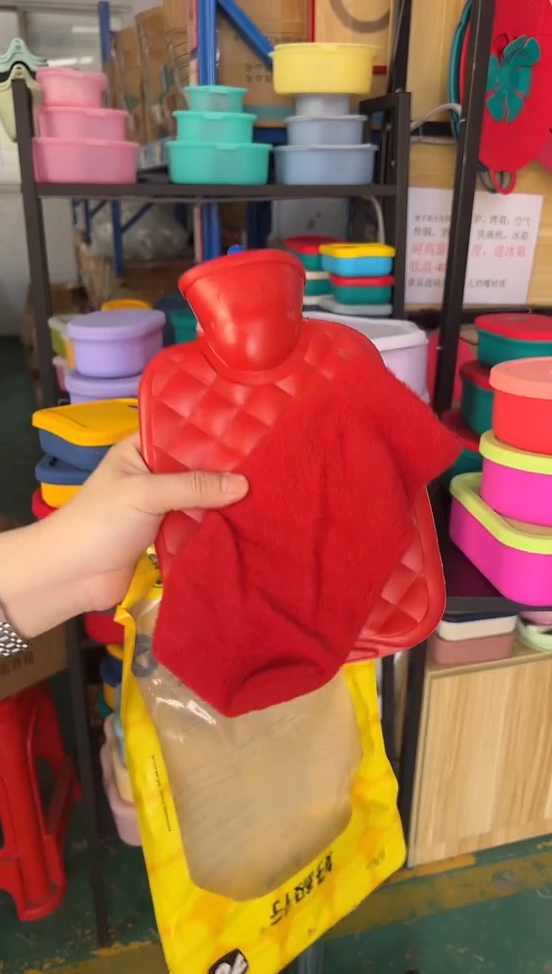 食品级塑料红色-800ML暖水袋