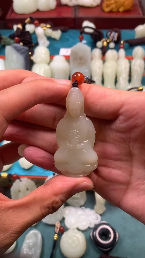 和田玉未镶嵌颈饰Y*N