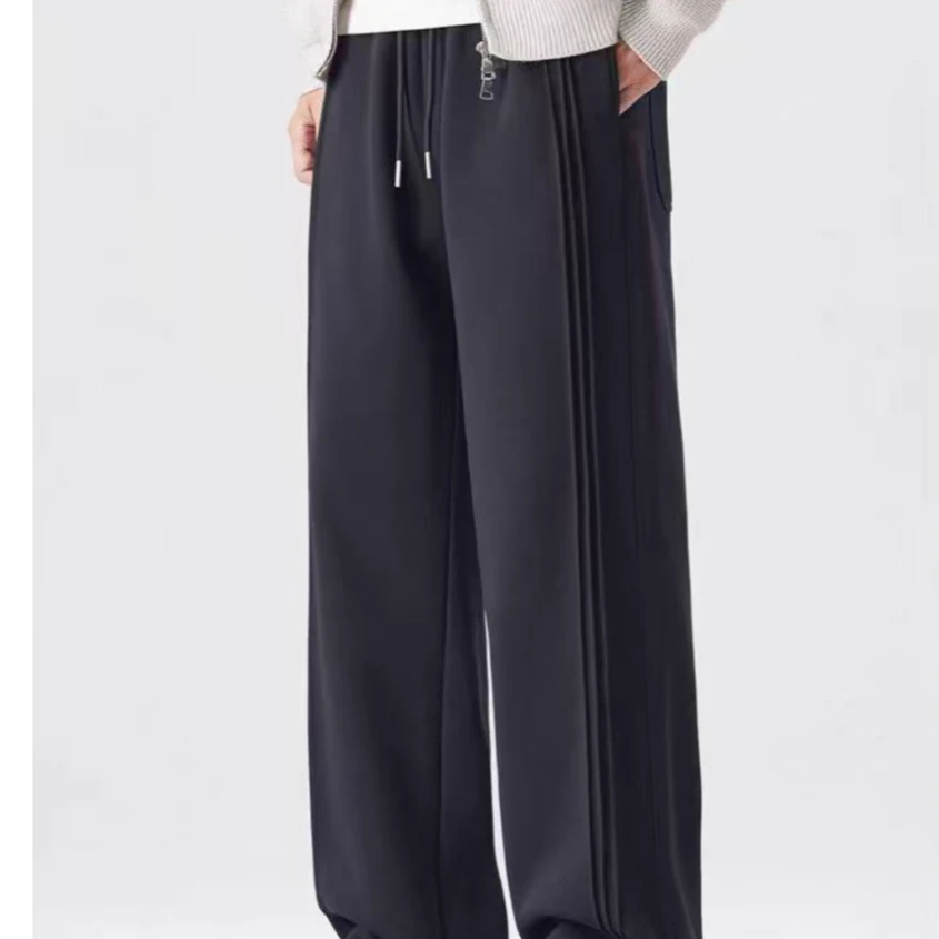 【艾萱萱】5968款宽松垂感男士休闲卫裤加厚  图片与实物不符约102