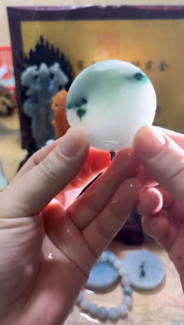 未镶嵌挂件翡翠A货常星8018