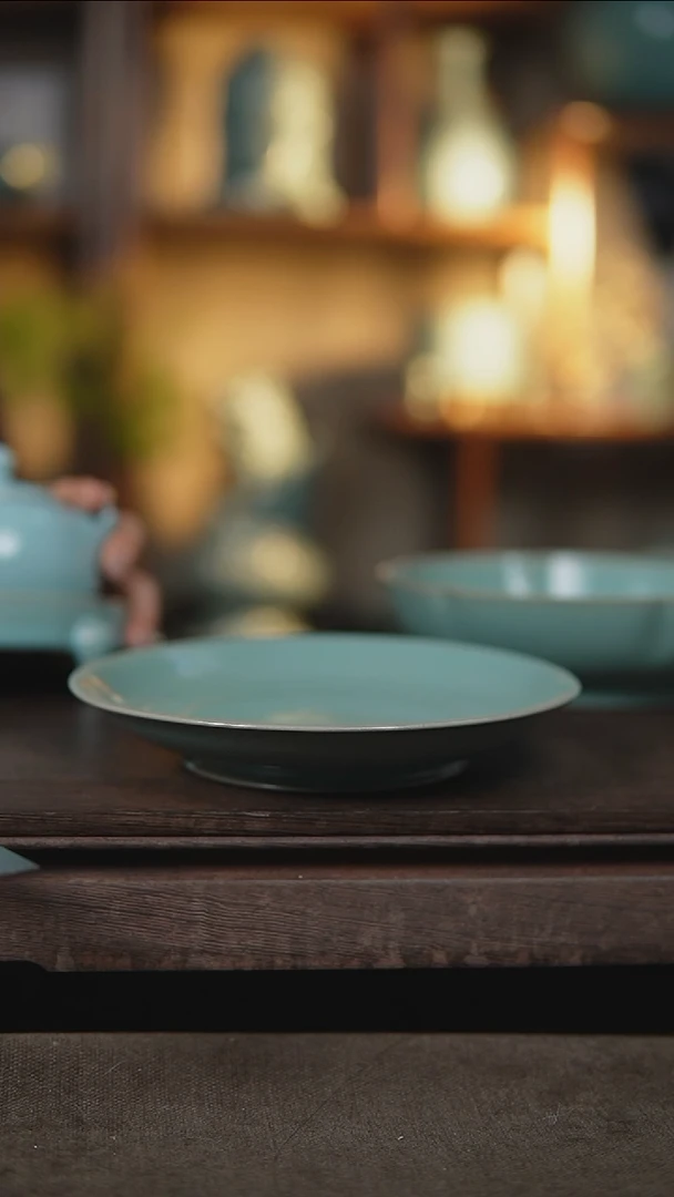 【闪购商品】杯仿古天青圆洗瑕