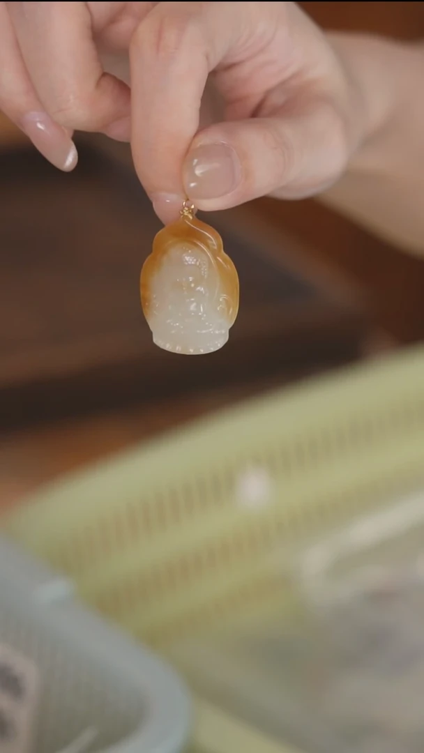 吊坠(不含链)未镶嵌和田玉吊坠