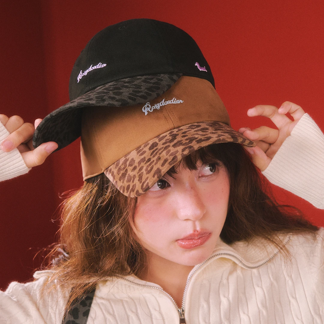 ROSYDOEDIAN冬日里最圆的脑壳鸭舌帽户外休闲百搭弯檐棒球帽