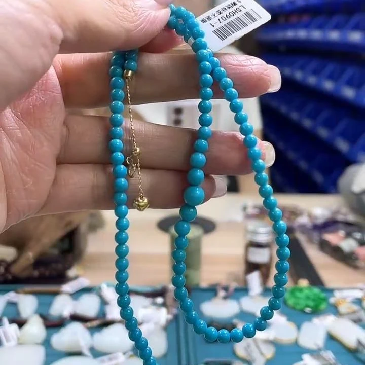 【韵洁珠宝】18K金美松圆珠项链/Z123/多样性发一件