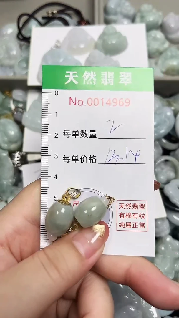 翡翠未镶嵌吊坠(不含链)4969