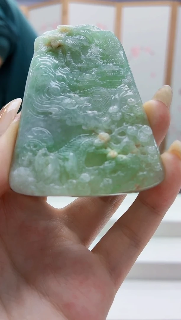 未镶嵌定制翡翠5175jw-毛货挂件30