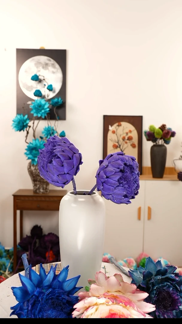 洋蓟永生花 霸王花 A21