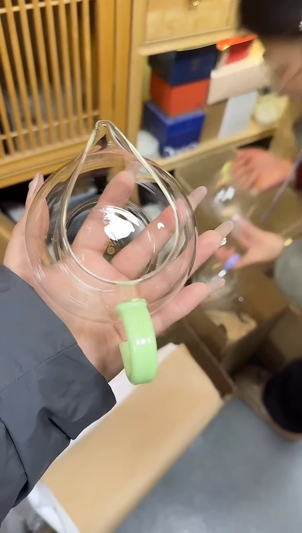 套管绿淡然公道杯