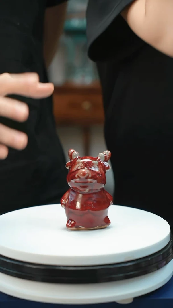 钧瓷 福利生肖小龙摆件