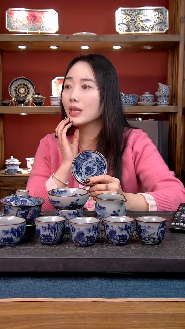 简装家用款9件套 老陶泥开片纹陶瓷茶具