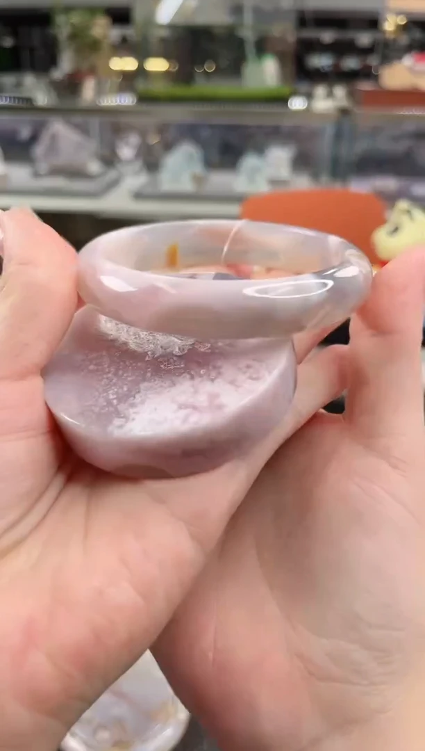 未镶嵌手镯石英质玉64圈口（赠品镯心）1159572