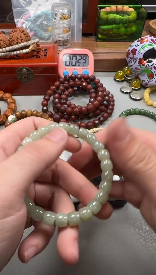 【闪购商品】和田玉手链未镶嵌108脖挂，手持，手串，戒指，配件
