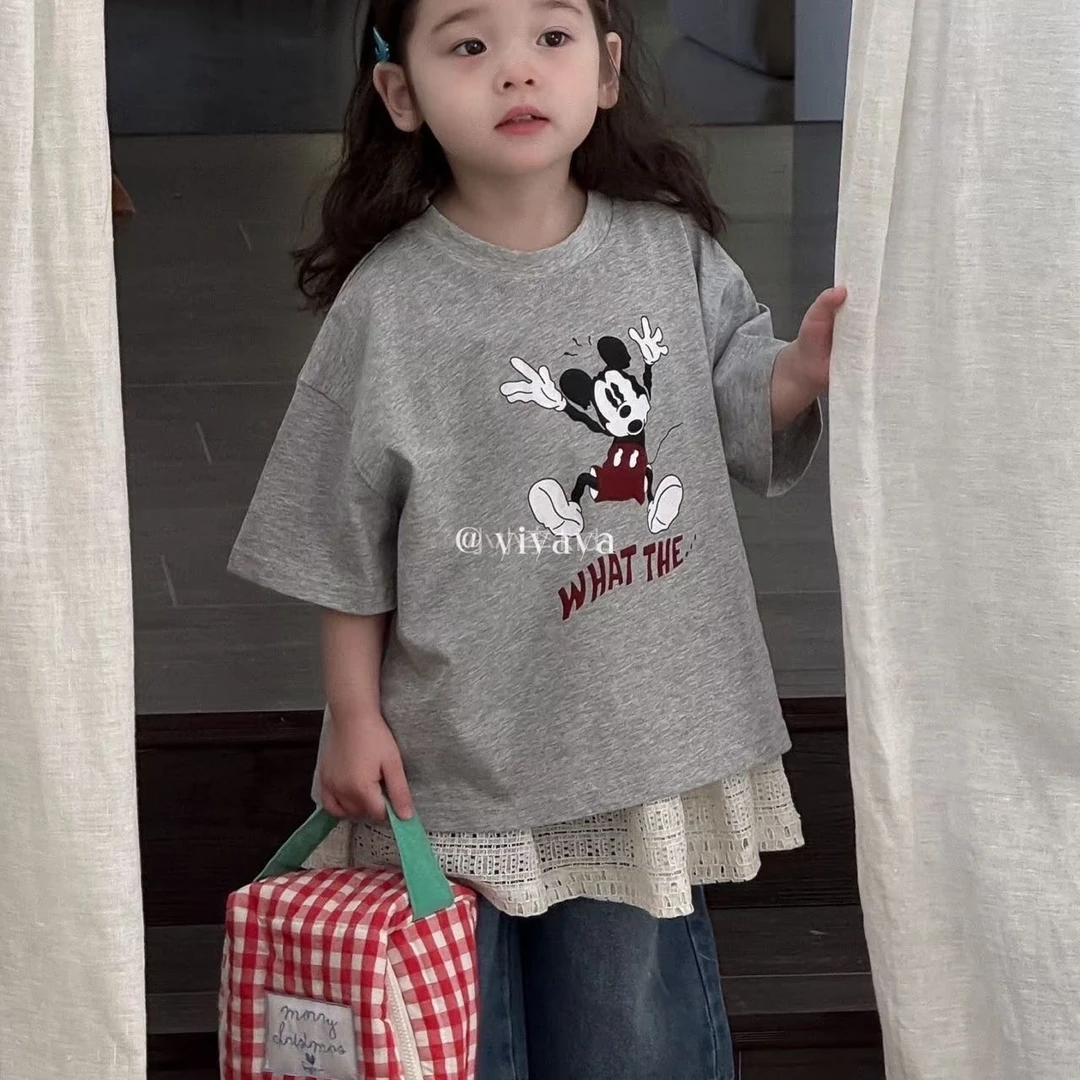 由米童品2025夏款女童套装儿童碎花连体女宝小童印花印花满印夏季