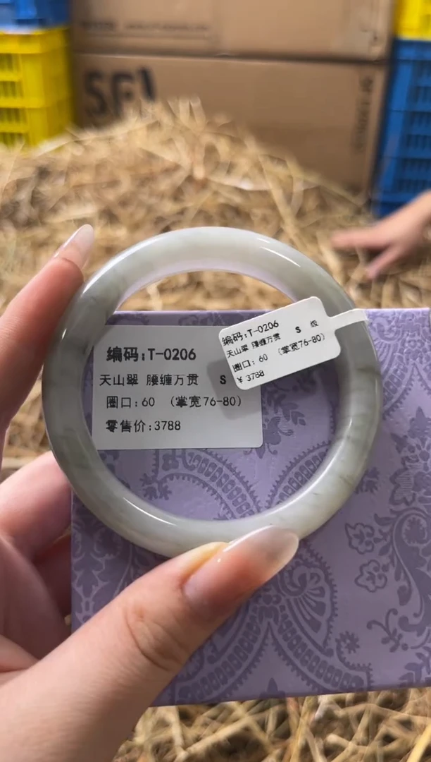 未镶嵌手镯石英质玉T-0206