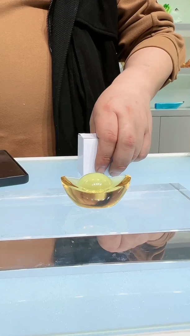 【闪购商品】茶宠古法琉璃5厘米元宝20个