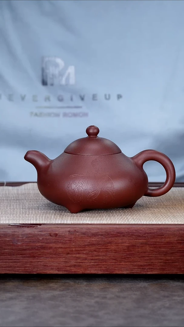 茶壶紫砂紫砂三足壶