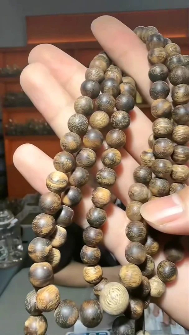 沉香手串55号达拉干沉水53g多样性发一