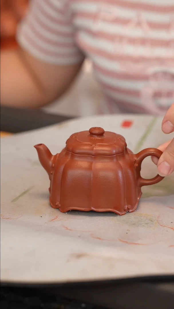 茶壶紫砂原矿手工制作160cc宽口