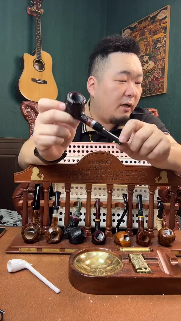 石楠木木雕款意大利进口石楠木烟斗