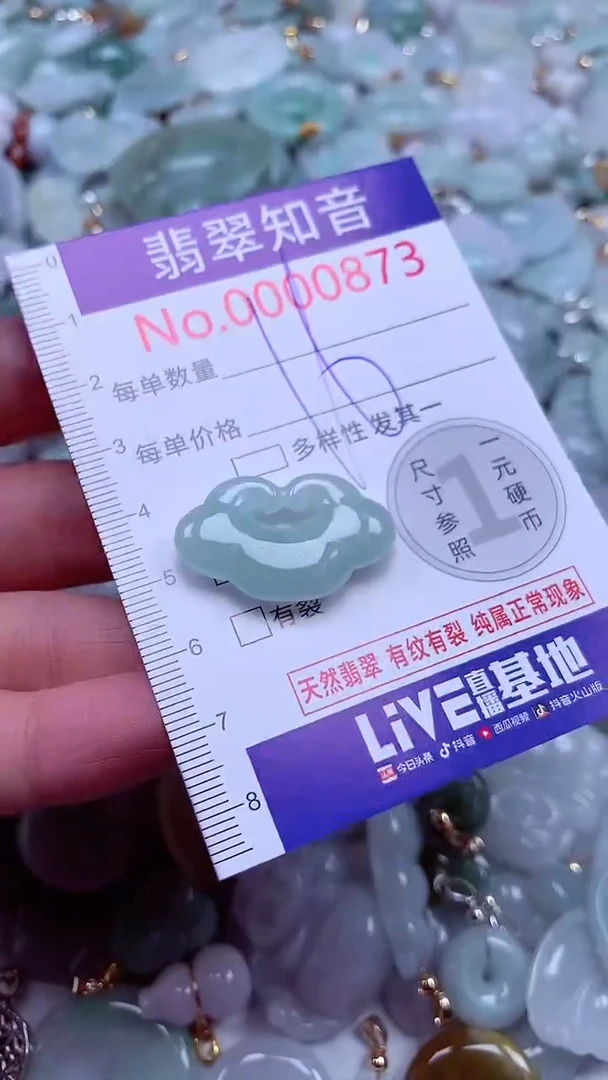 吊坠(不含链)未镶嵌翡翠873