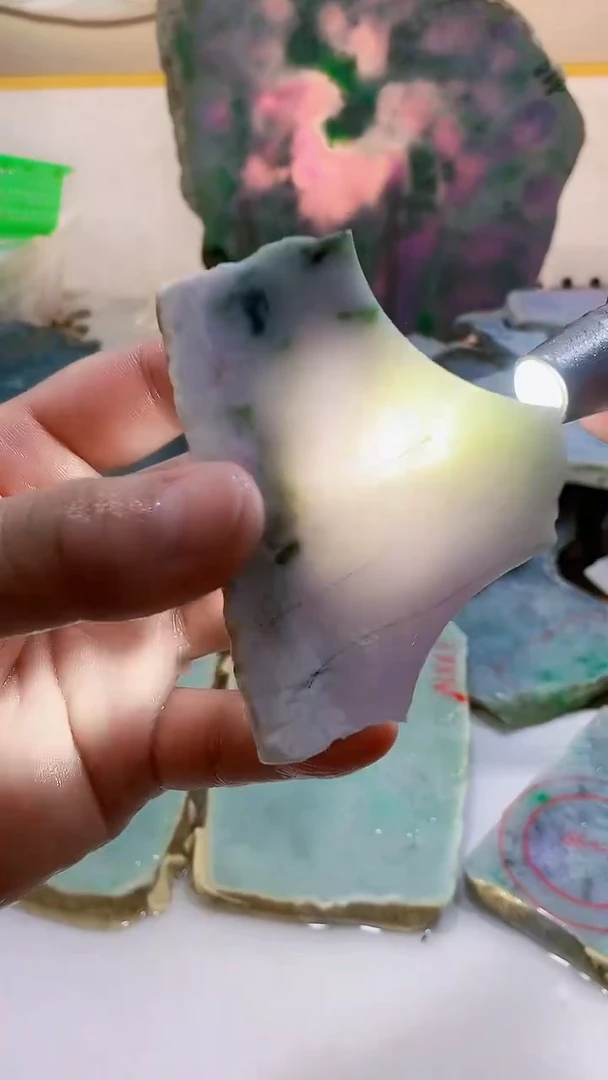 翡翠未镶嵌颈饰0林0翡翠珠宝164