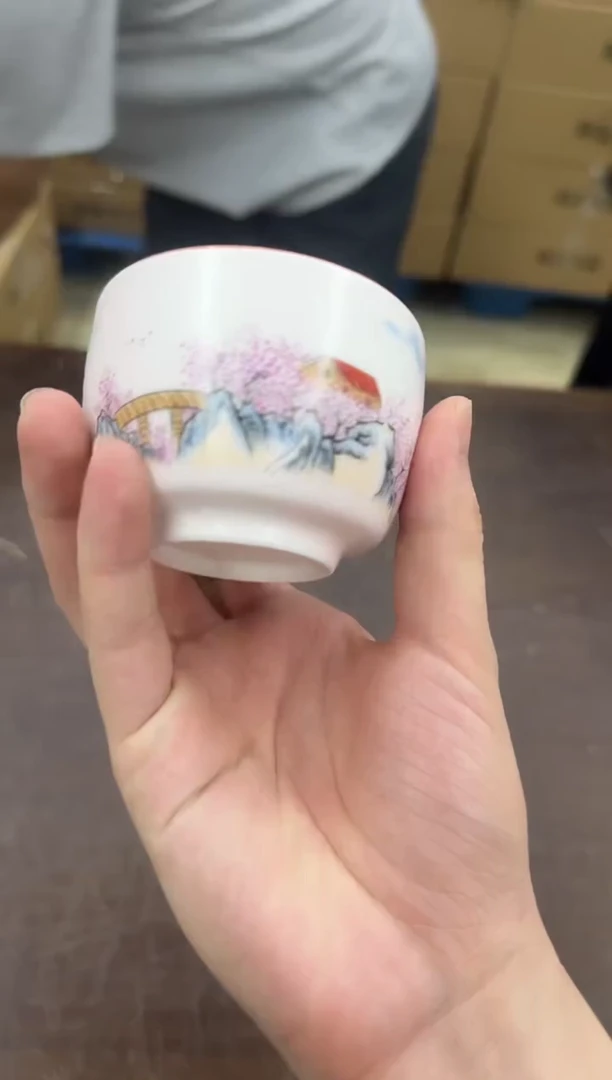 瓷片小强茶具套装