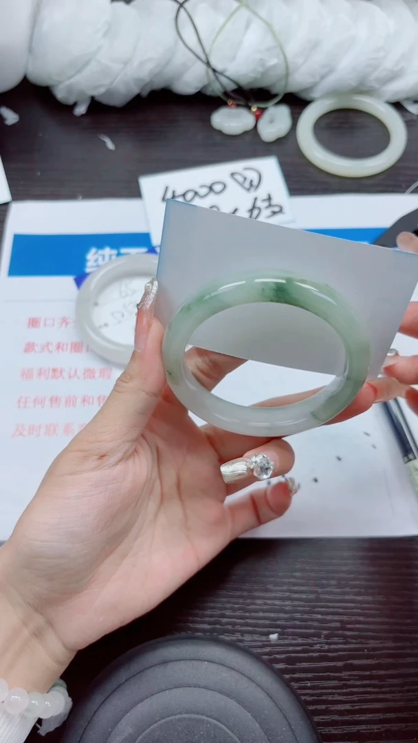 石英质玉手镯未镶嵌A66-58.59