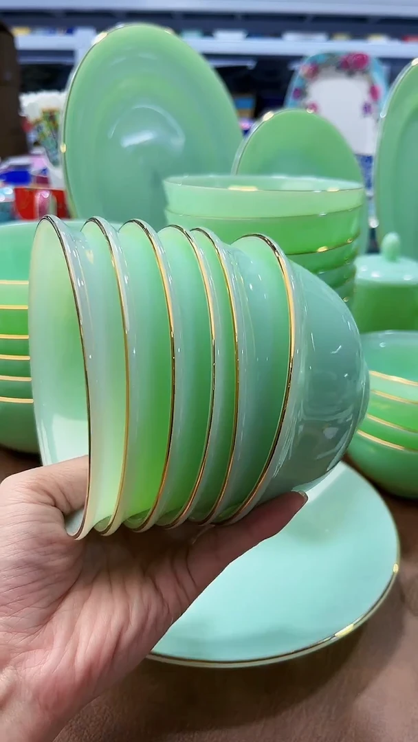 玉瓷4.5英寸饭碗6个景德镇餐具