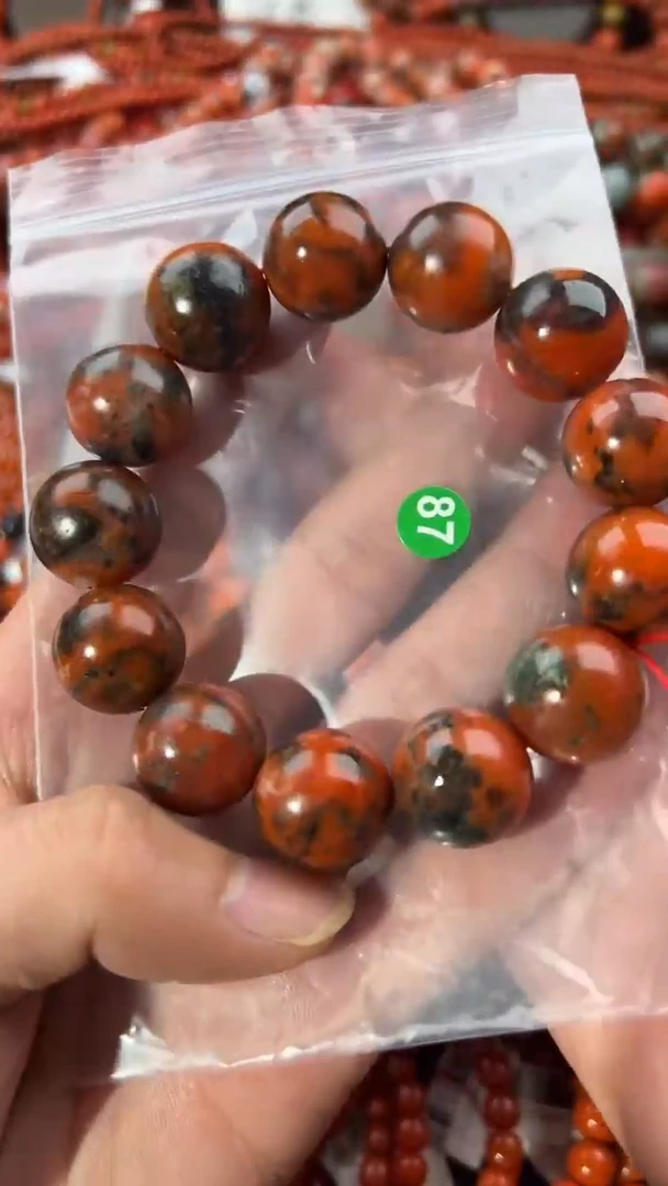 南红玛瑙手串未镶嵌17