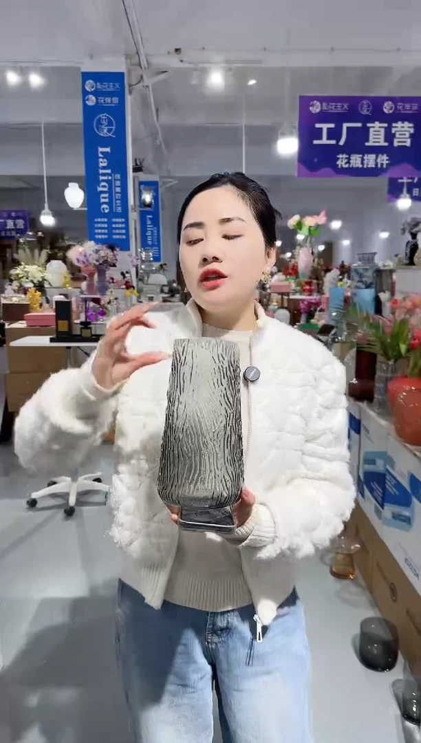 【闪购商品】玻璃安琪花瓶厂微瑕-KAOS9